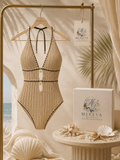 shell crochet swimsuit