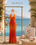 sunset ombre maxi dress