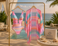 sunset stripe beach set