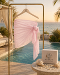 pink sheer sarong