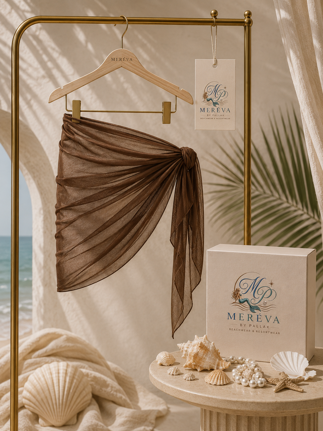 Brown Sheer Sarong